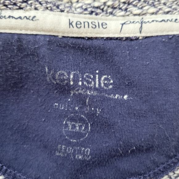 Kensie Performance Cowl Neck Pullover Marled Purple Size XXL - Picture 5 of 8